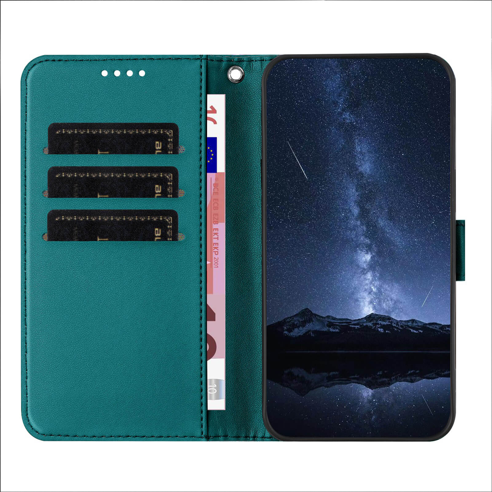 Galaxy A57 - Solide Leder Etui Hülle - Image 11