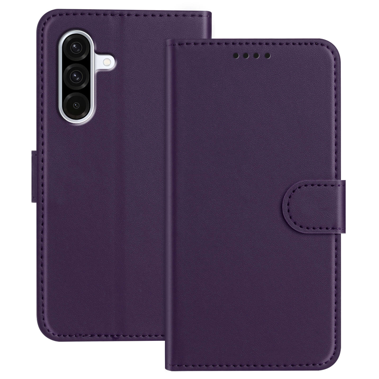 Galaxy A57 - Solide Leder Etui Hülle - Image 20