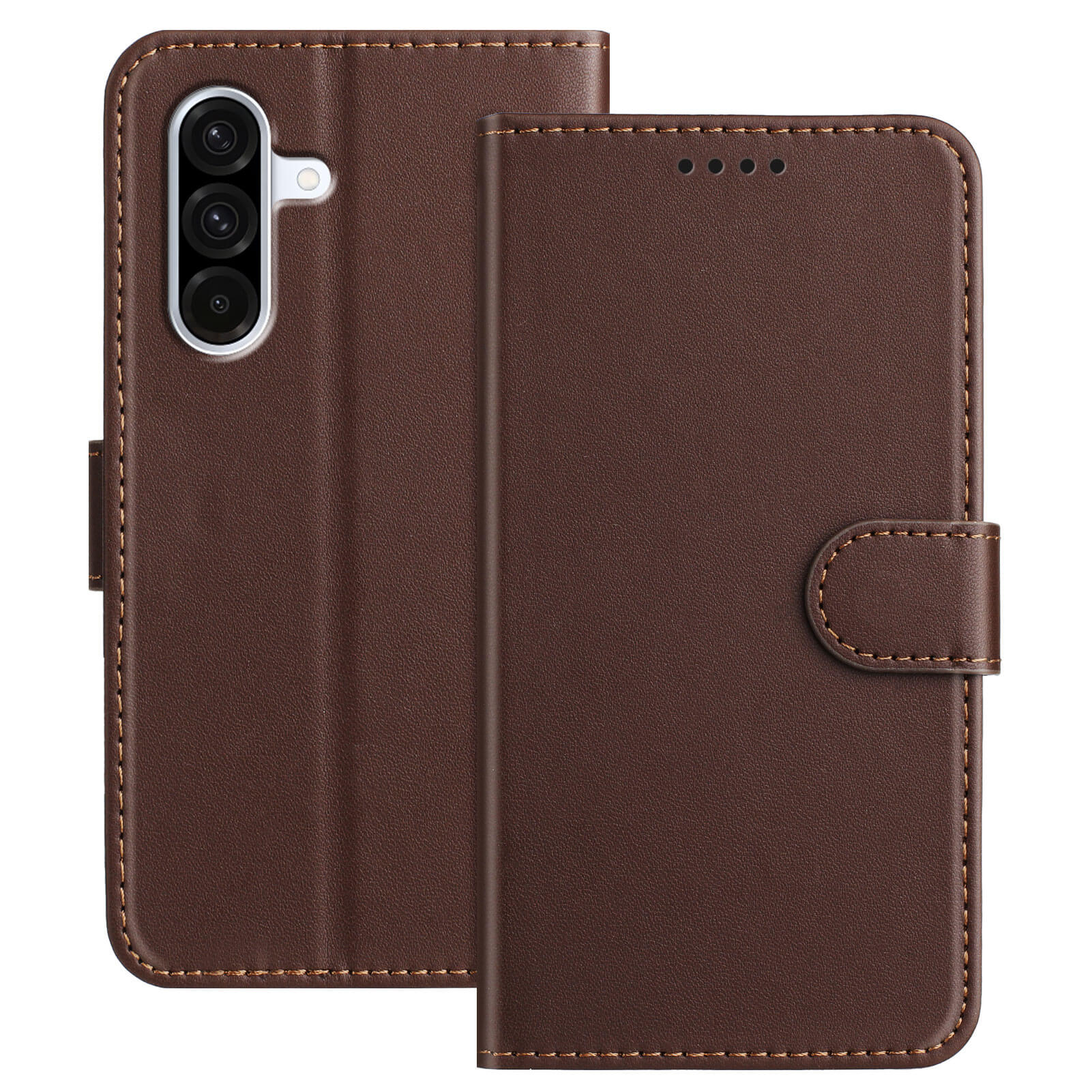 Galaxy A57 - Solide Leder Etui Hülle - Image 24