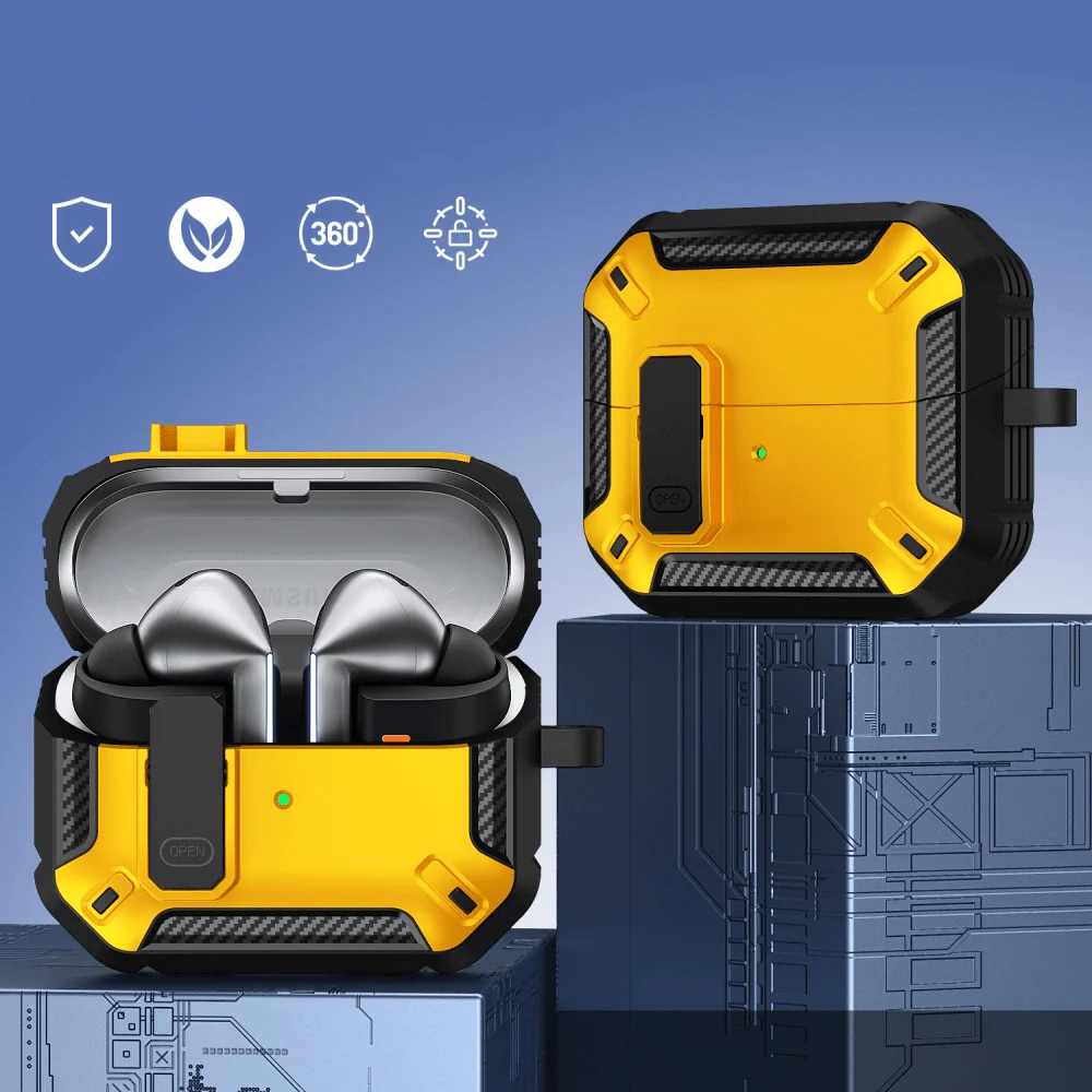 Galaxy Buds3 / Buds3 Pro - Armor Schutzhülle mit Karabiner - Image 21