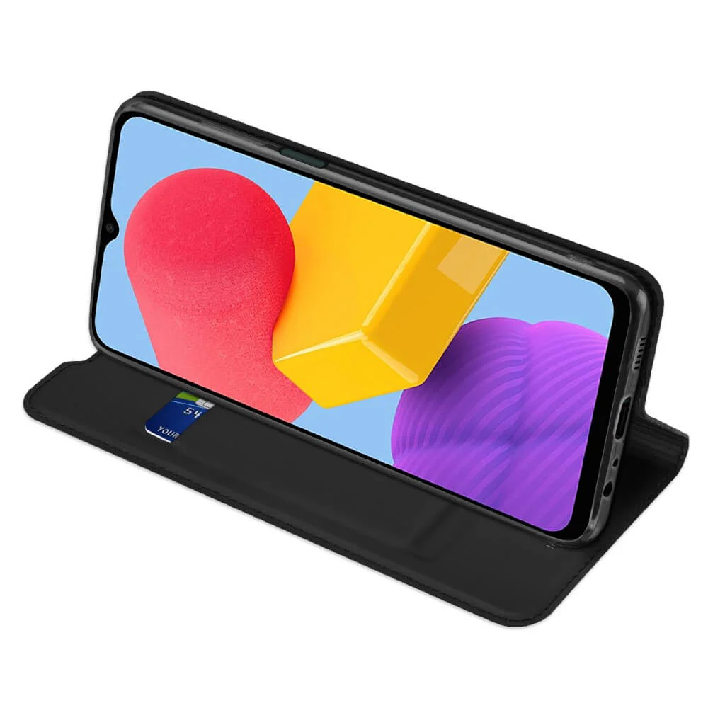 Galaxy M13 - Dux Ducis Skin Pro Flip Case Schwarz - Image 4