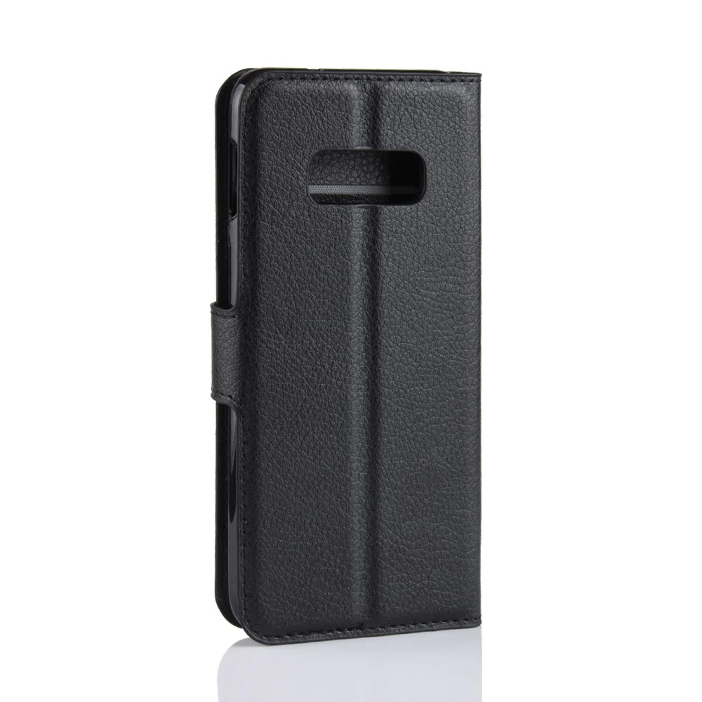 Galaxy S10e - Leder Etui Hülle Mit Kartenfächern Schwarz - Image 6