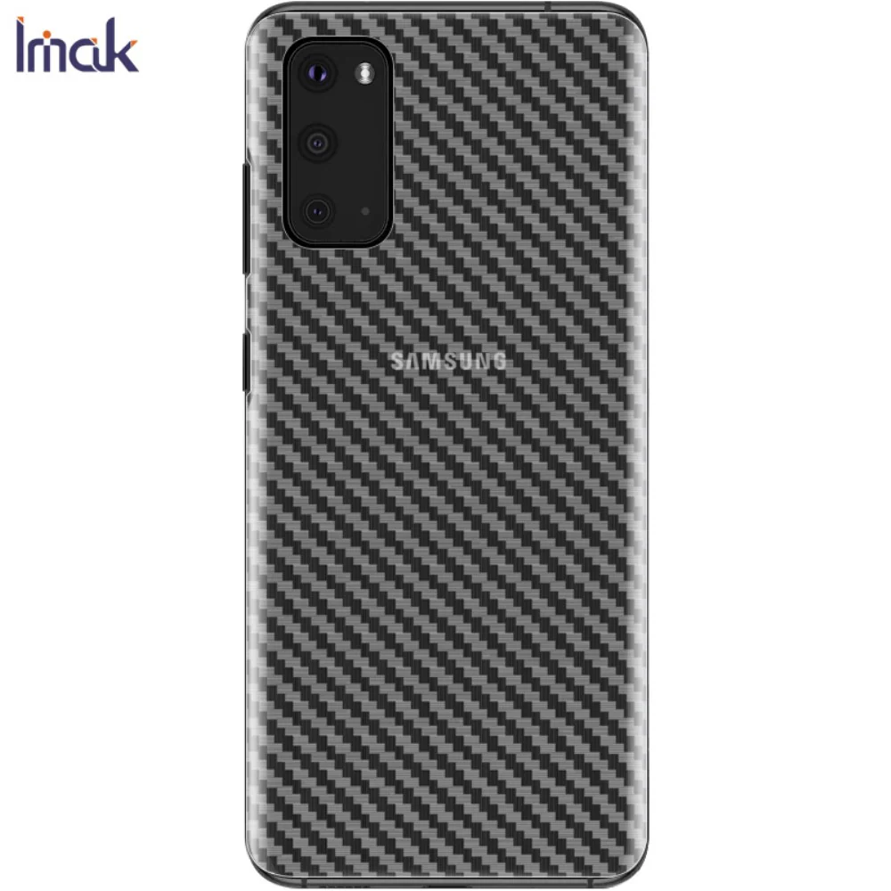 Galaxy S20 - Imak Pvc Rücken Schutzfolie Carbon Look - Image 4
