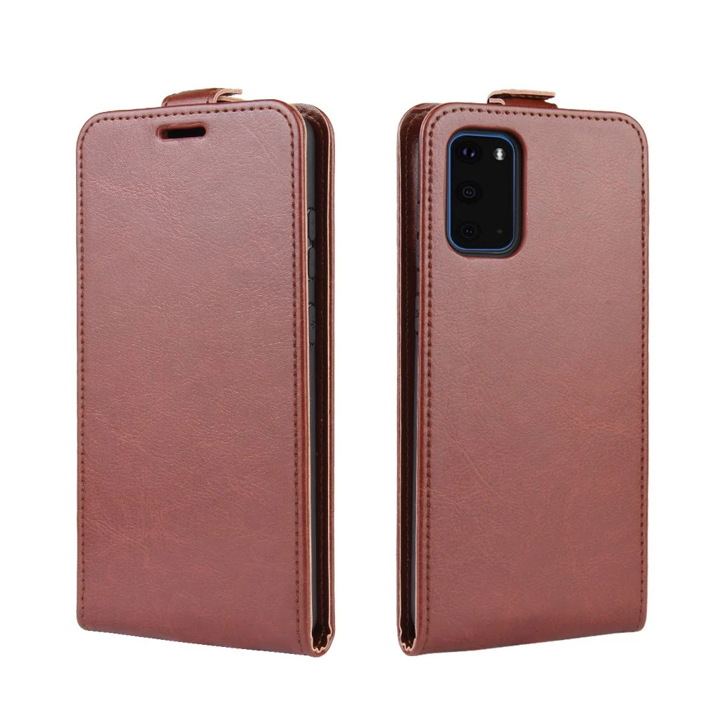 Galaxy S20 - Klassisches Leder Flip Case Vertikal - Image 17