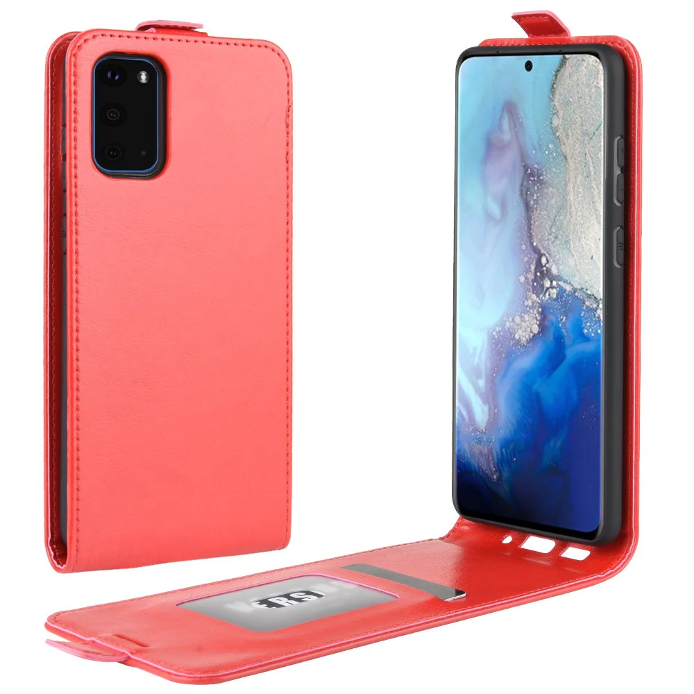 Galaxy S20 - Klassisches Leder Flip Case Vertikal - Image 8