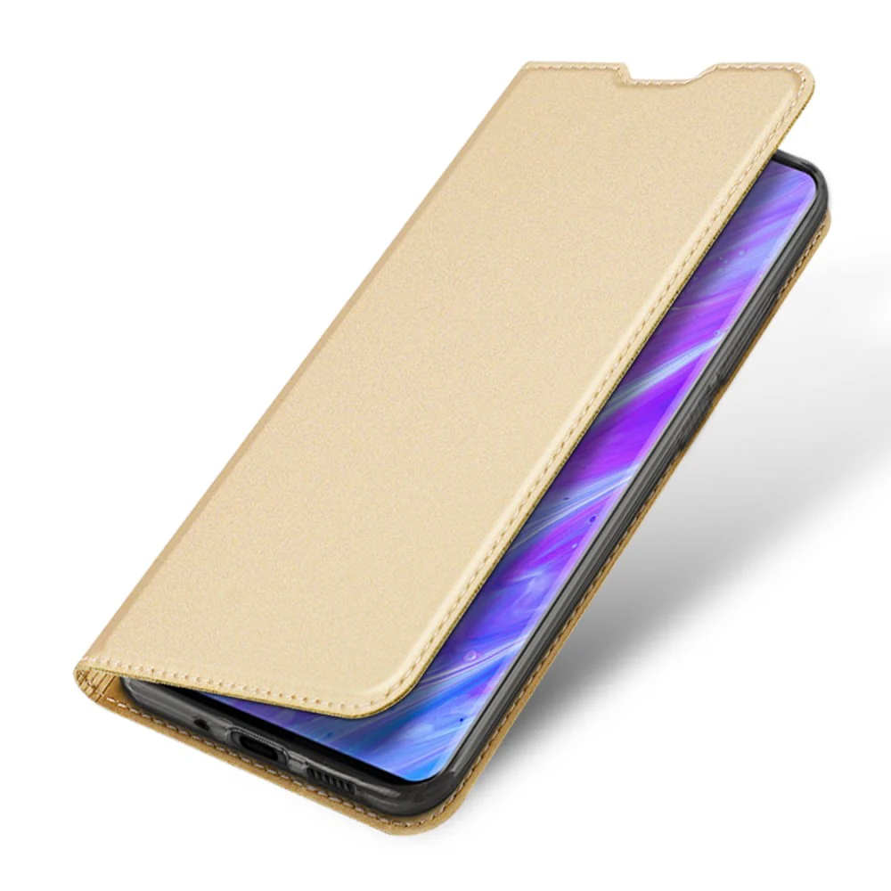 Galaxy S20 Plus - Dux Ducis Flip Folio Case Gold - Image 3