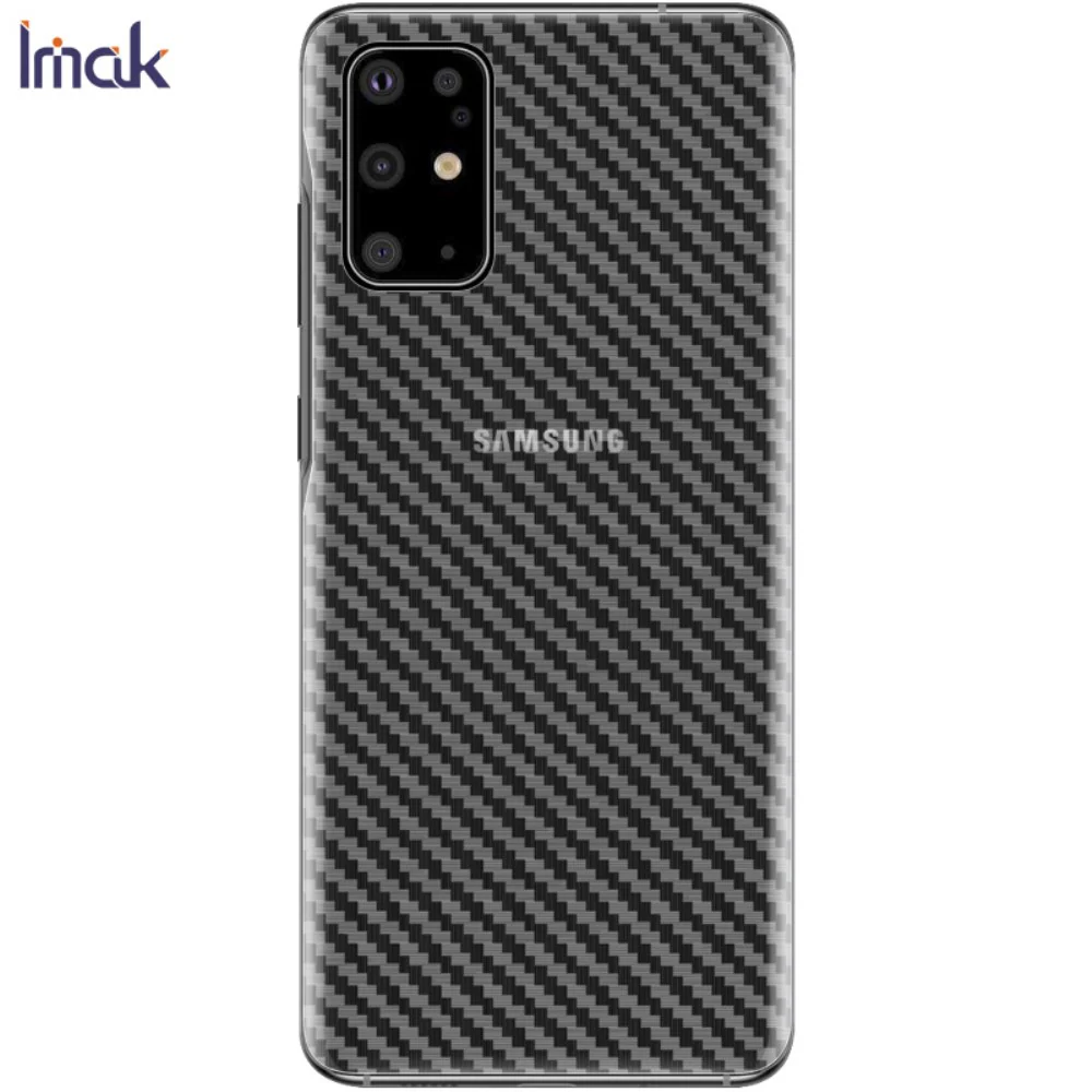 Galaxy S20+ Plus - Imak Pvc Rücken Schutzfolie Carbon Look - Image 5