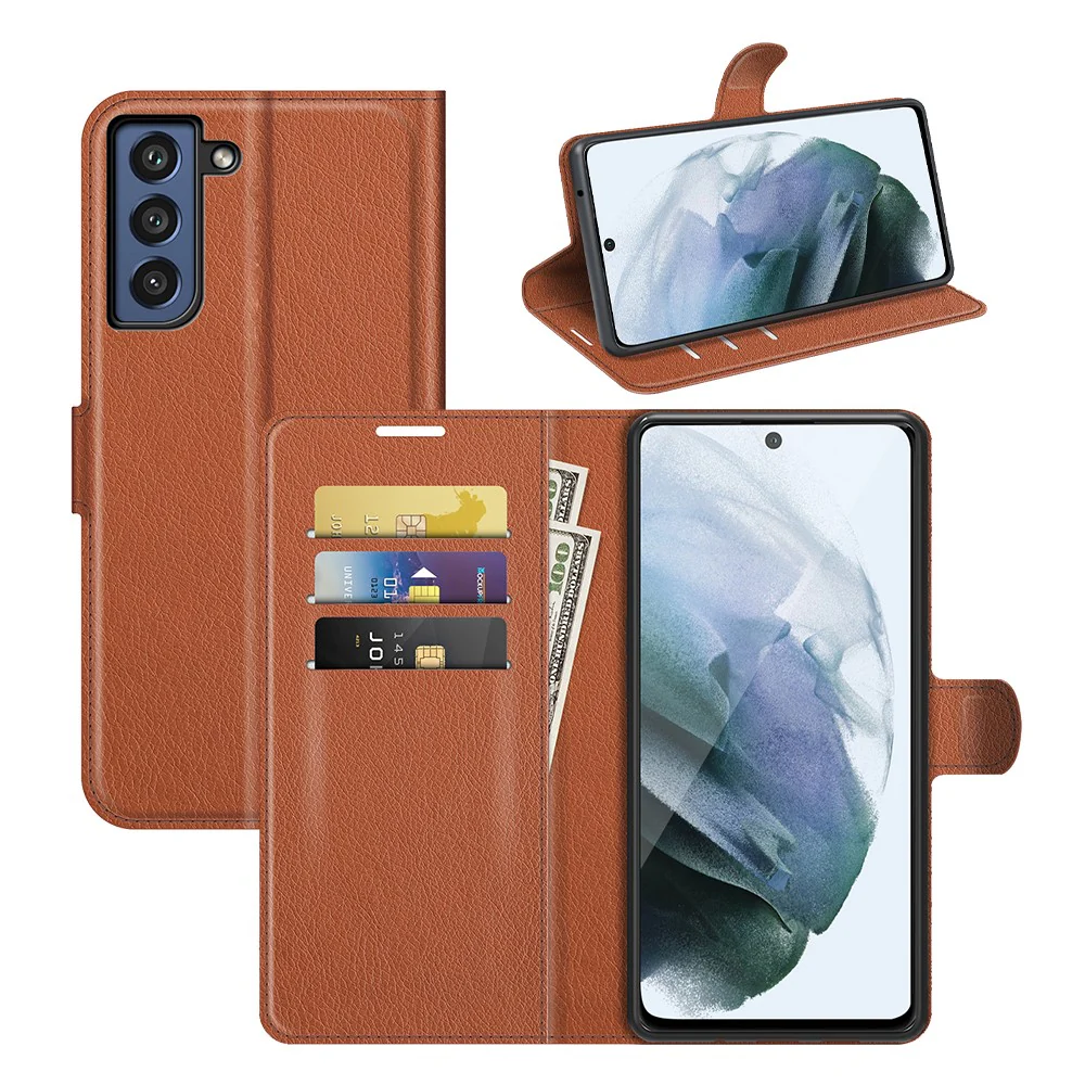 Galaxy S21 FE - Leder Etui Hülle - Image 37