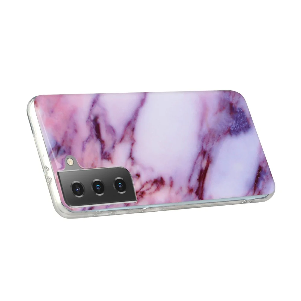 Galaxy S21+ - Softes Silikon Case Marble - Image 3