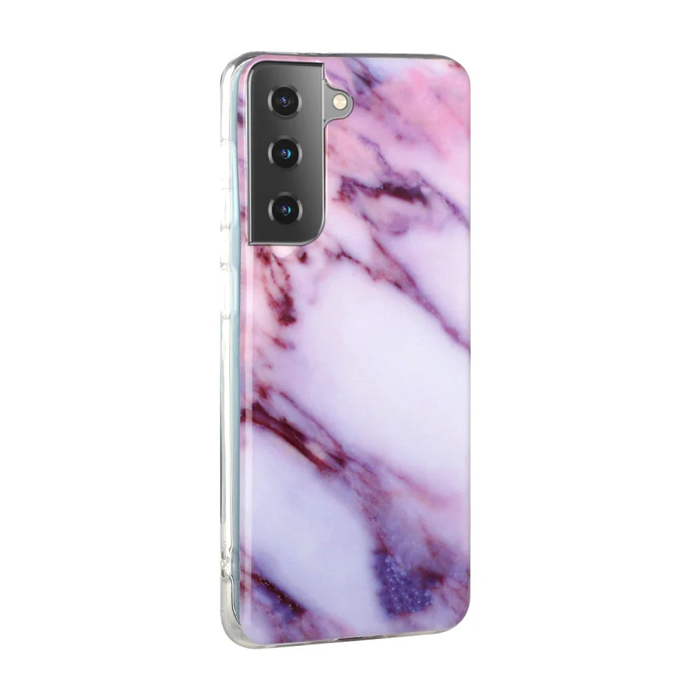 Galaxy S21+ - Softes Silikon Case Marble - Image 4