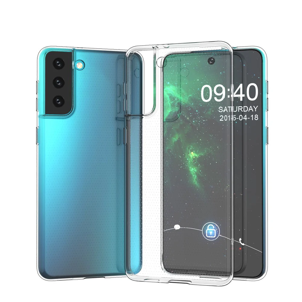 Galaxy S21+ - Silikon Case Hülle Transparent - Image 3
