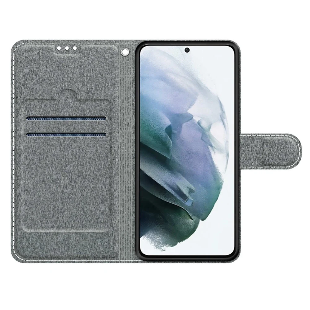 Galaxy S22+ - Leder Hülle Etui Camouflage - Image 2