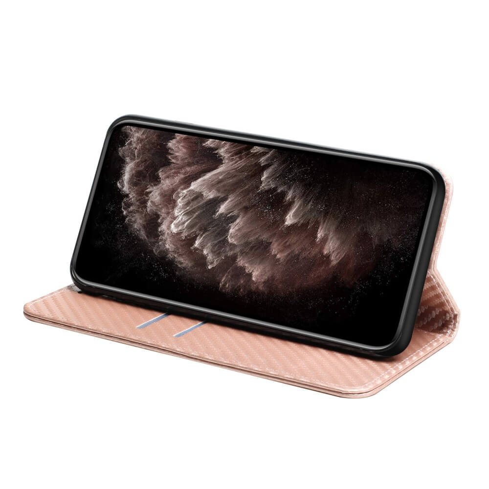 Galaxy S23 FE - Carbon Look Flip Case - Image 3