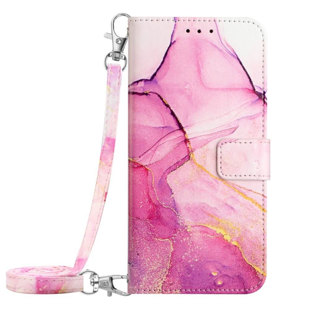 Galaxy S23 FE - Etui Hülle Mit Umhängeband Marble - Image 13