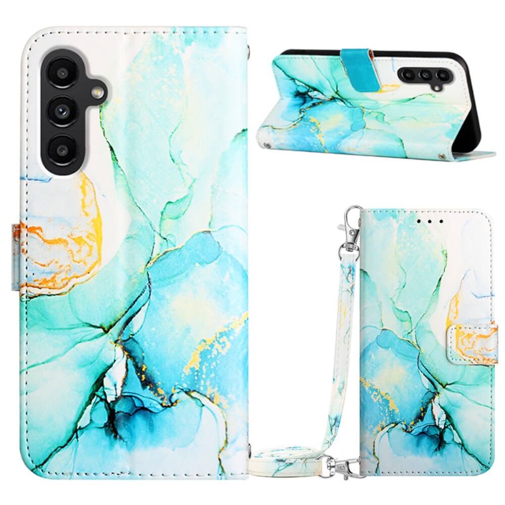 Galaxy S23 FE - Etui Hülle Mit Umhängeband Marble - Image 15