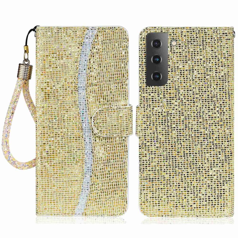 Galaxy S23 - Glitter Leder Etui - Image 13
