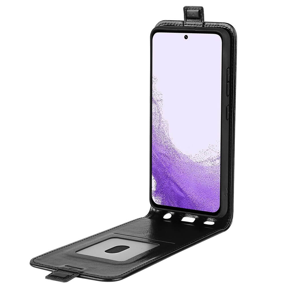 Galaxy S23 - Klassisches Flip Case Vertikal Schwarz - Image 2