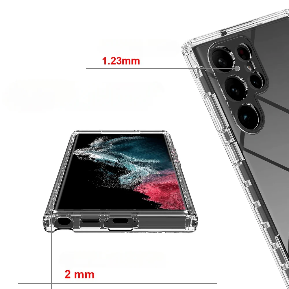 Galaxy S23 Ultra - Full Protection Schutzhülle Transparent - Image 3
