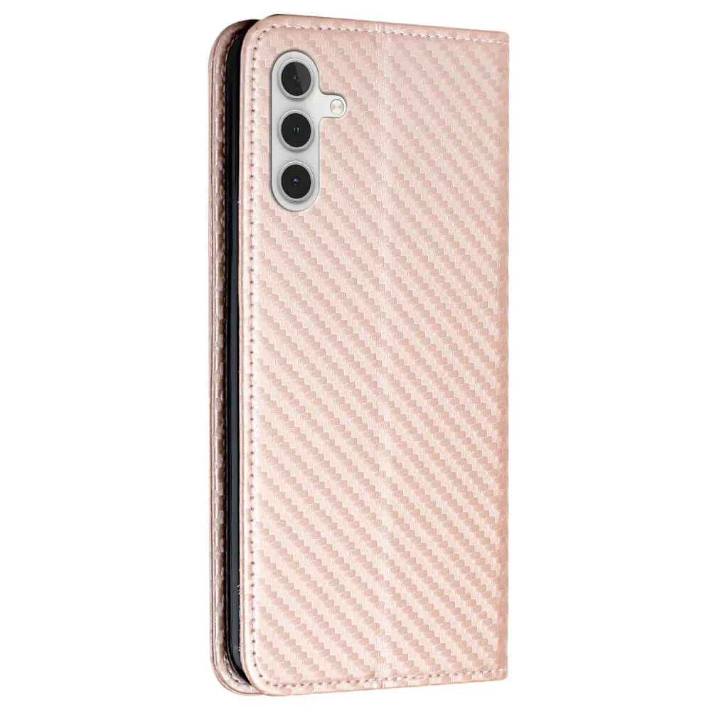 Galaxy S24 - Carbon Look Flip Case - Image 14