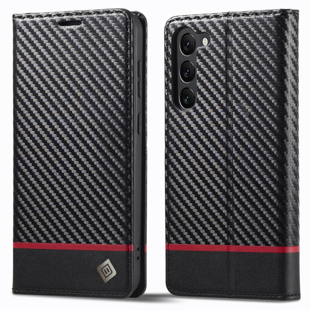 Galaxy S24+ - LC.IMEEKE Hülle Carbon Fiber