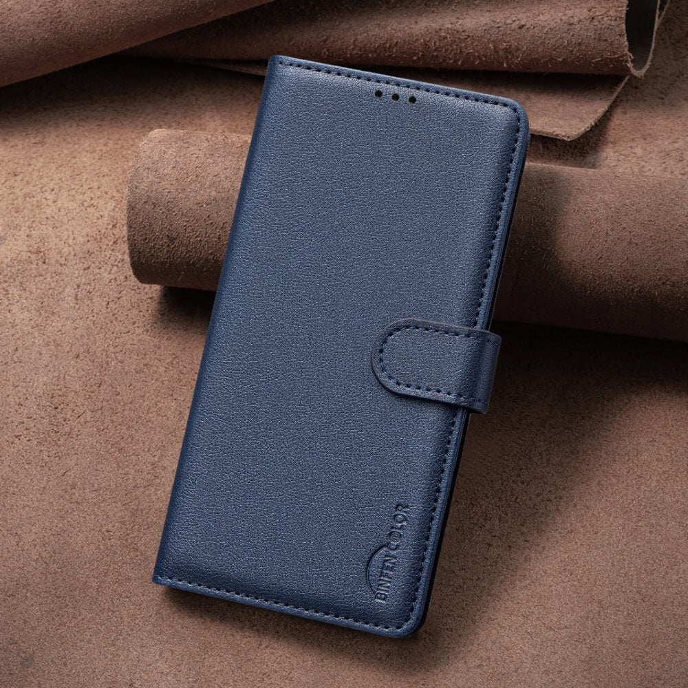 Galaxy S25 / S24 - BINFEN Leder Etui Hülle mit RFID Blocker - Image 38