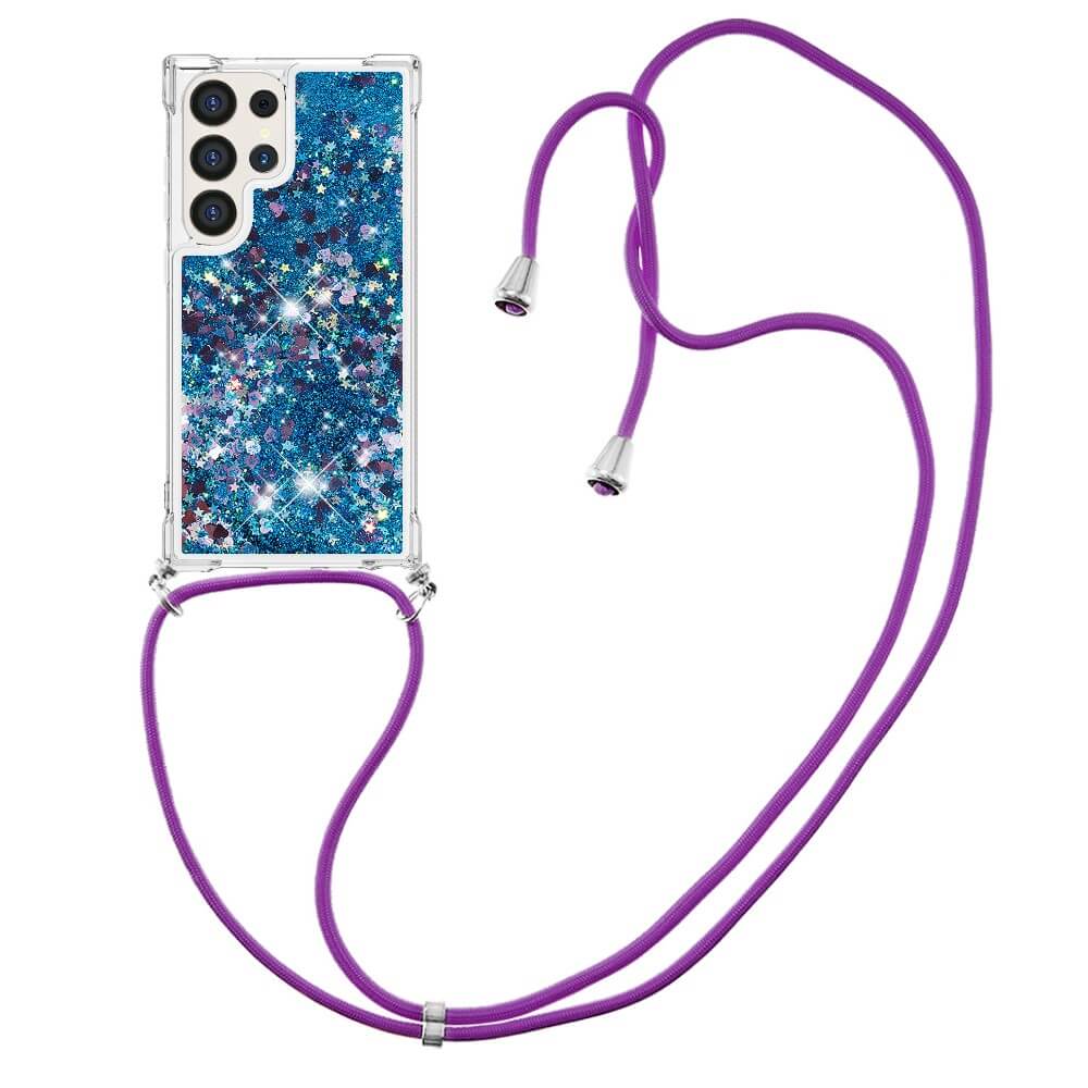 Galaxy S24 Ultra - Glitzer Hülle Mit Umhängeband - Image 11