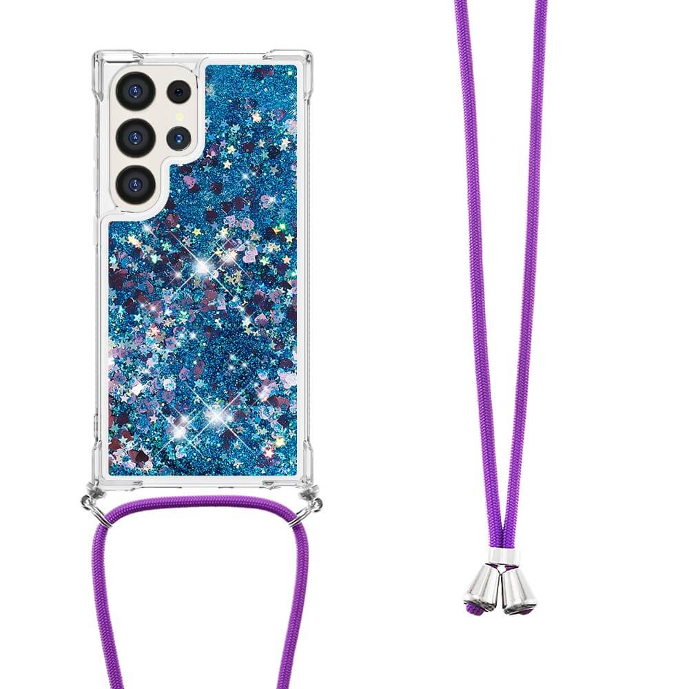 Galaxy S24 Ultra - Glitzer Hülle Mit Umhängeband - Image 7