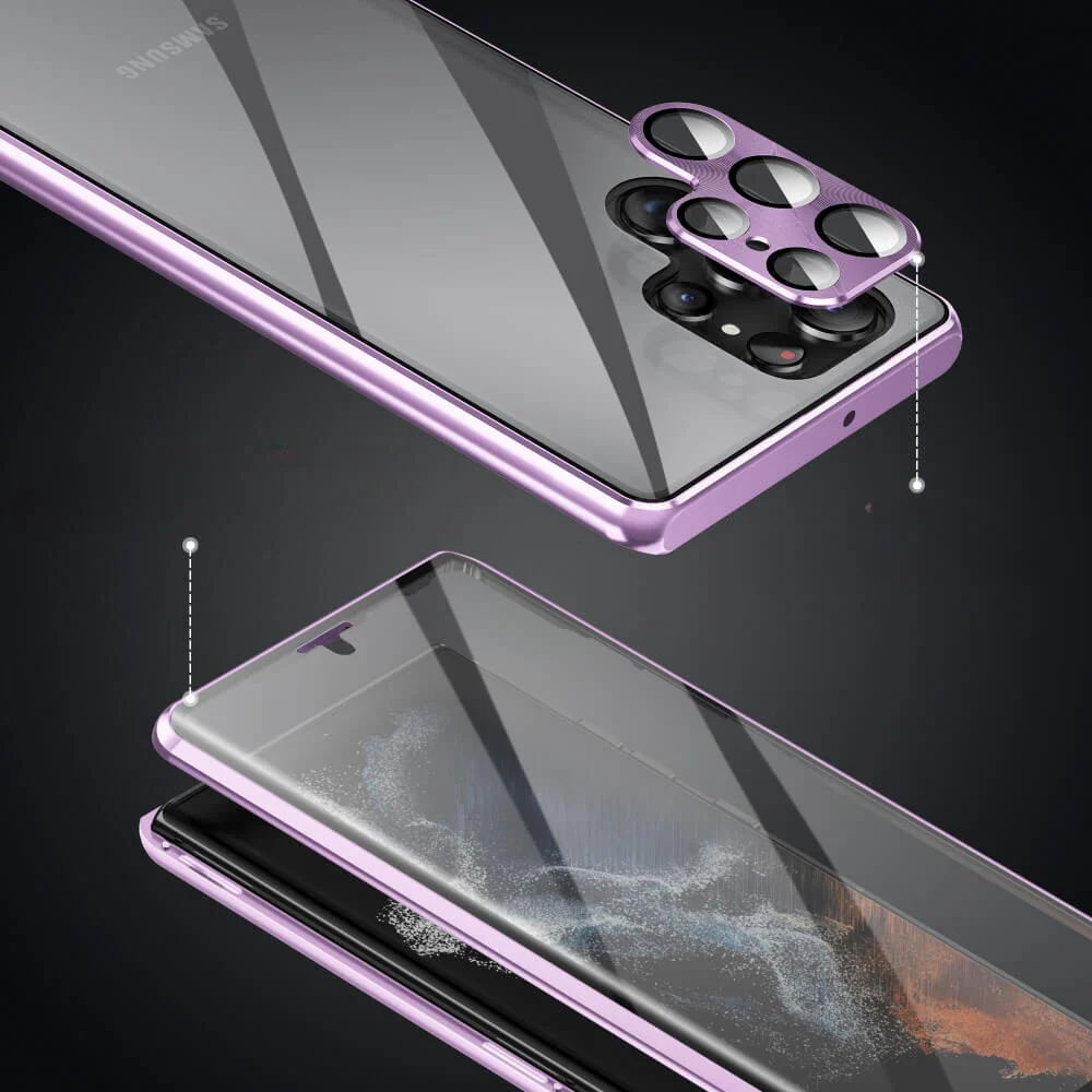 Galaxy S24 Ultra - Magnetische Schutzhülle Mit Panzerglas - Image 5