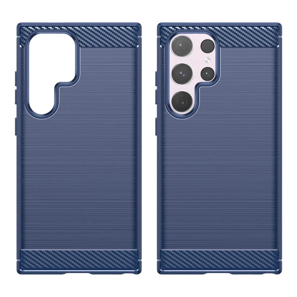 Galaxy S24 Ultra - Metall Carbon Look Hülle - Image 8