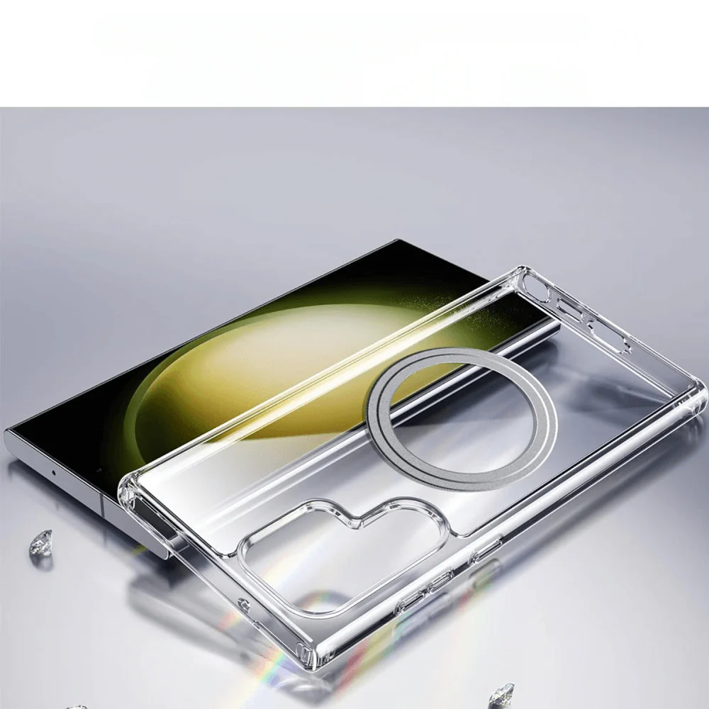 Galaxy S24 Ultra - Schützende Acryl-Handyhülle mit Magnet - Image 2