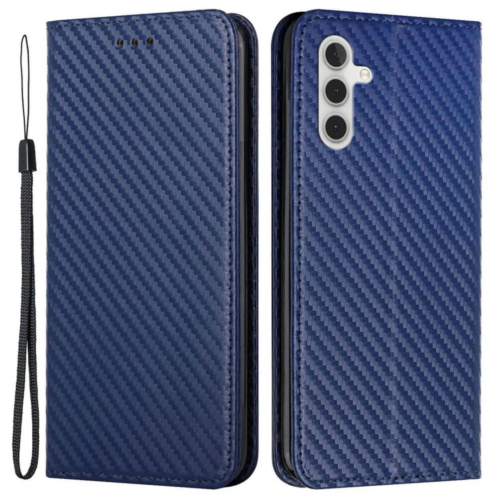 Galaxy S24+ - Carbon Look Flip Case - Image 11
