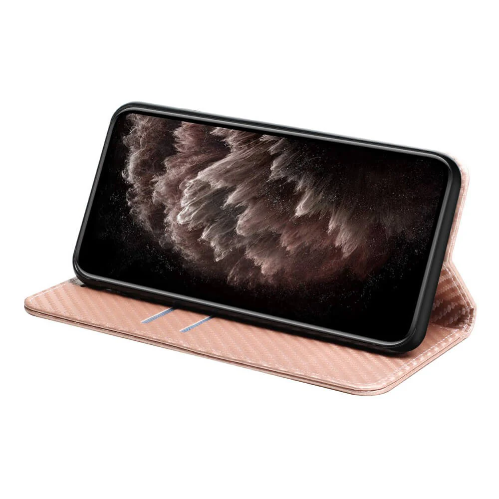 Galaxy S24+ - Carbon Look Flip Case - Image 8