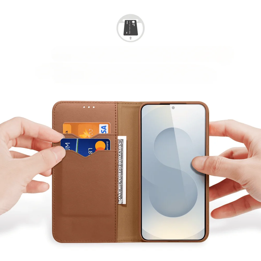 Galaxy S25 Edge - DUX DUCIS HIVO Etui Tasche mit RFID-Schutz - Image 8
