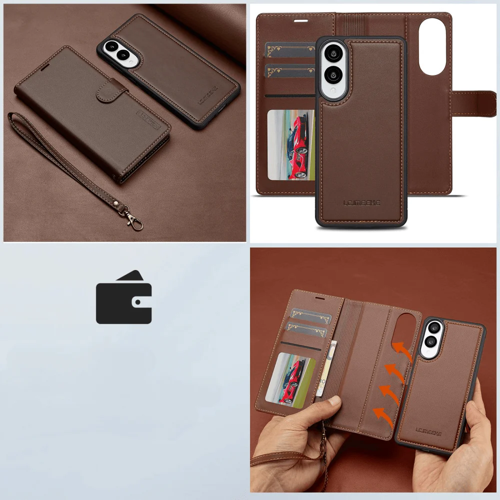 Galaxy S25 Edge - LC.IMEEKE L2 Serie Brieftasche und Hülle - Image 20