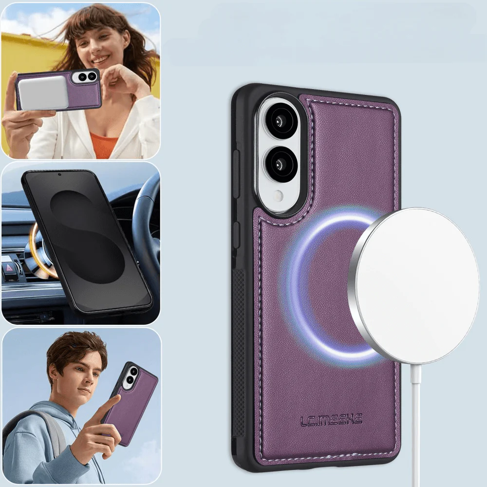 Galaxy S25 Edge - LC.IMEEKE L2 Serie Brieftasche und Hülle - Image 9