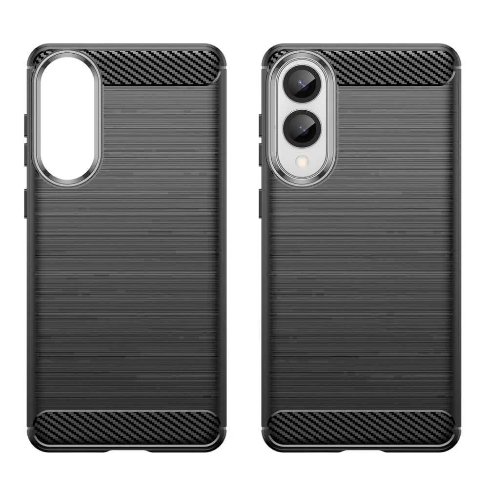 Galaxy S25 Edge - Metall Carbon Look Hülle - Image 2