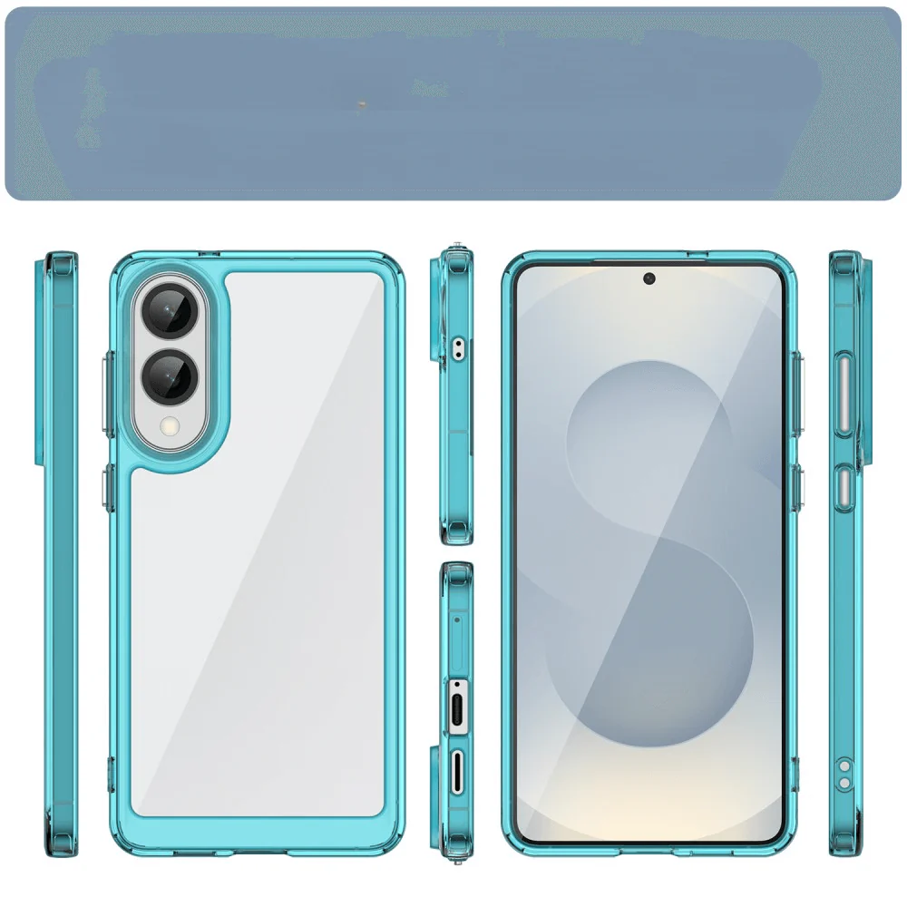 Galaxy S25 Edge - Schützende Acryl-Handyhülle mit erhöhtem Rand - Image 15