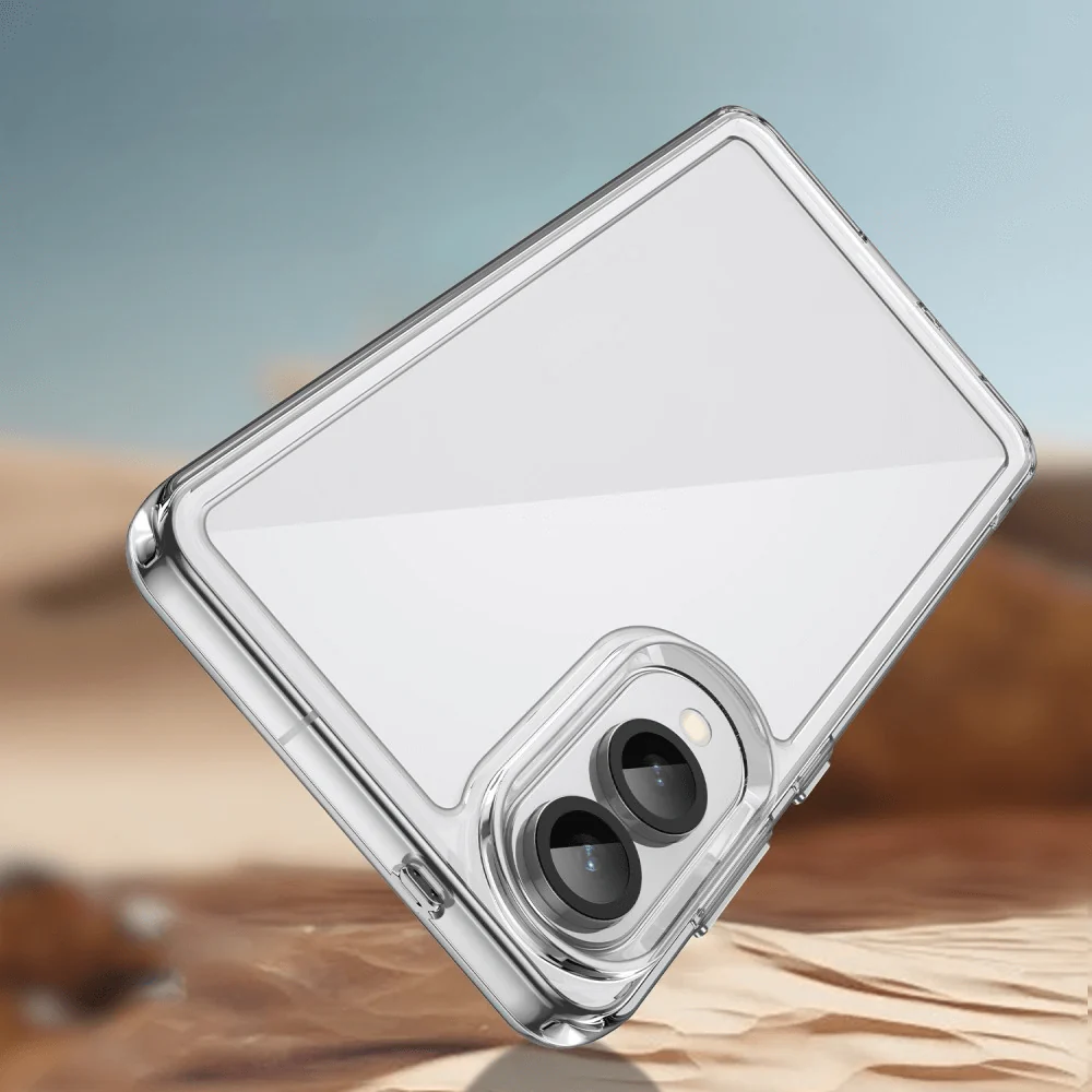 Galaxy S25 Edge - Schützende Acryl-Handyhülle mit erhöhtem Rand - Image 20