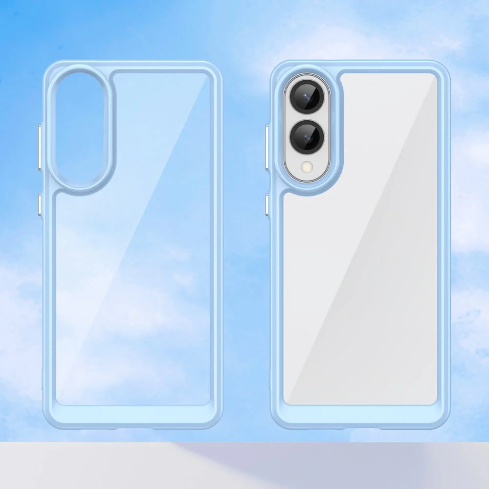 Galaxy S25 Edge - Schützende Acryl-Handyhülle mit erhöhtem Rand - Image 6