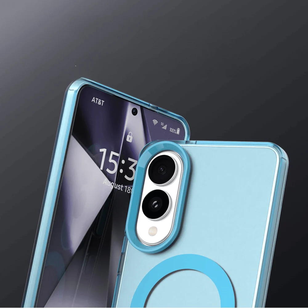 Galaxy S25 Edge - Schützende Acryl-Handyhülle mit Magnet - Image 18