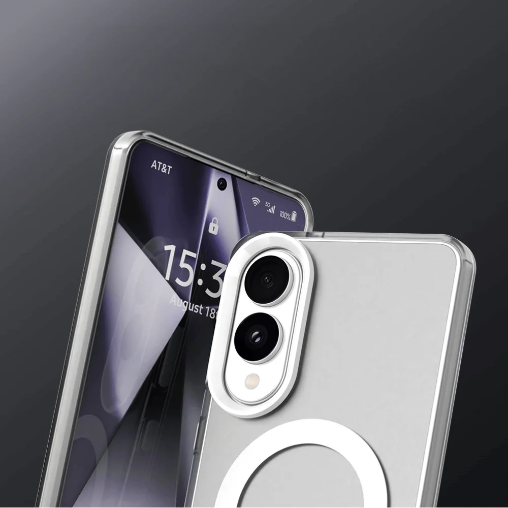 Galaxy S25 Edge - Schützende Acryl-Handyhülle mit Magnet - Image 8