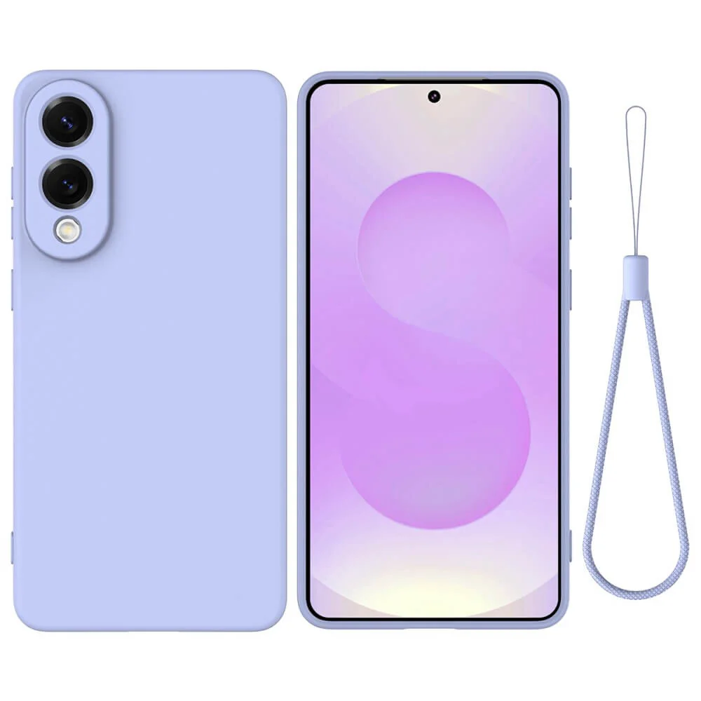 Galaxy S25 Edge - Silikon Gummi Hülle mit Riemen - Image 11