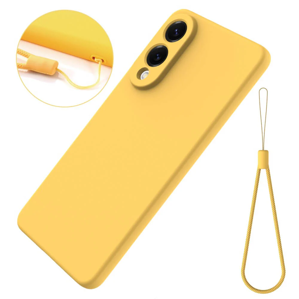 Galaxy S25 Edge - Silikon Gummi Hülle mit Riemen - Image 6
