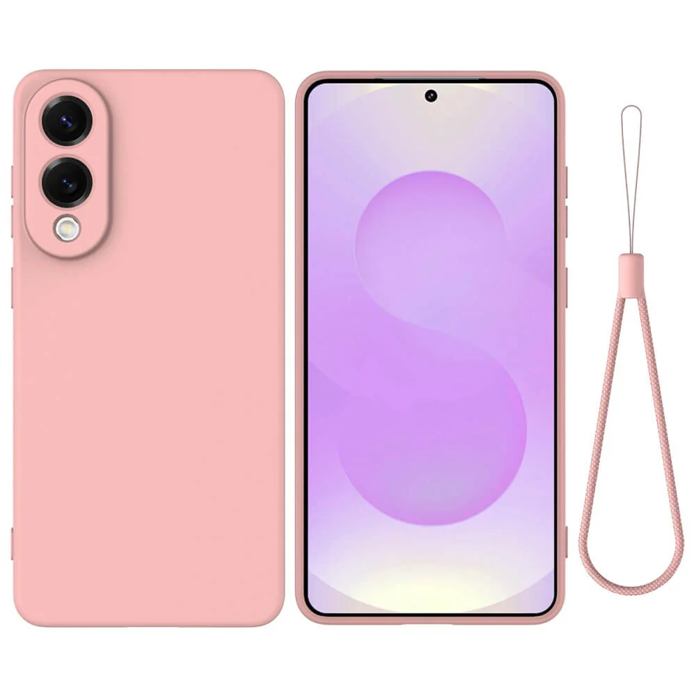 Galaxy S25 Edge - Silikon Gummi Hülle mit Riemen - Image 9