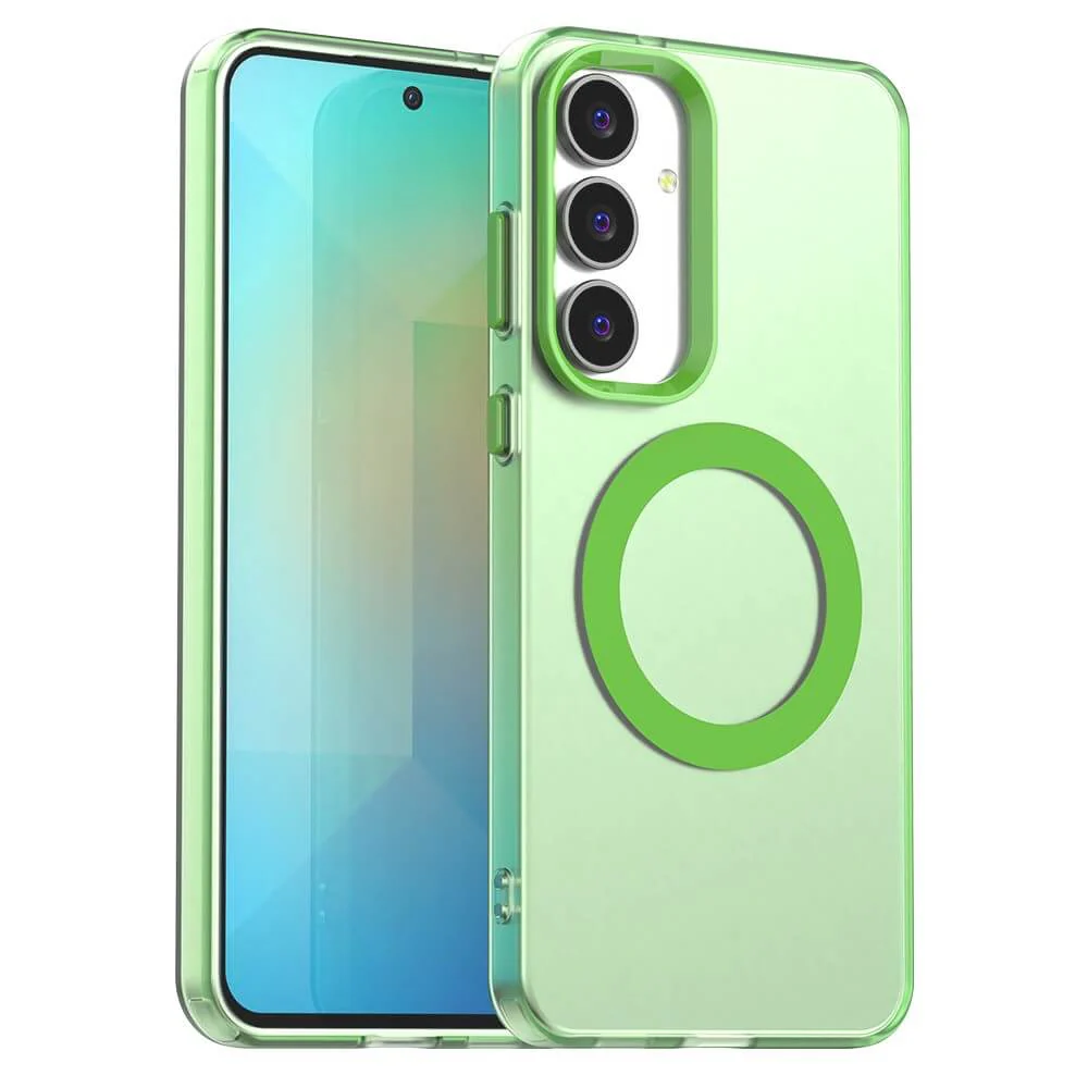 Galaxy S25 FE - Acryl-Handyhülle mit Magnet und Farbakzent - Image 21