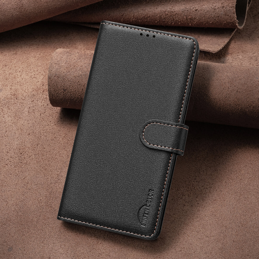 Galaxy S25 FE - BINFEN Leder Etui Hülle mit RFID Blocker - Image 6