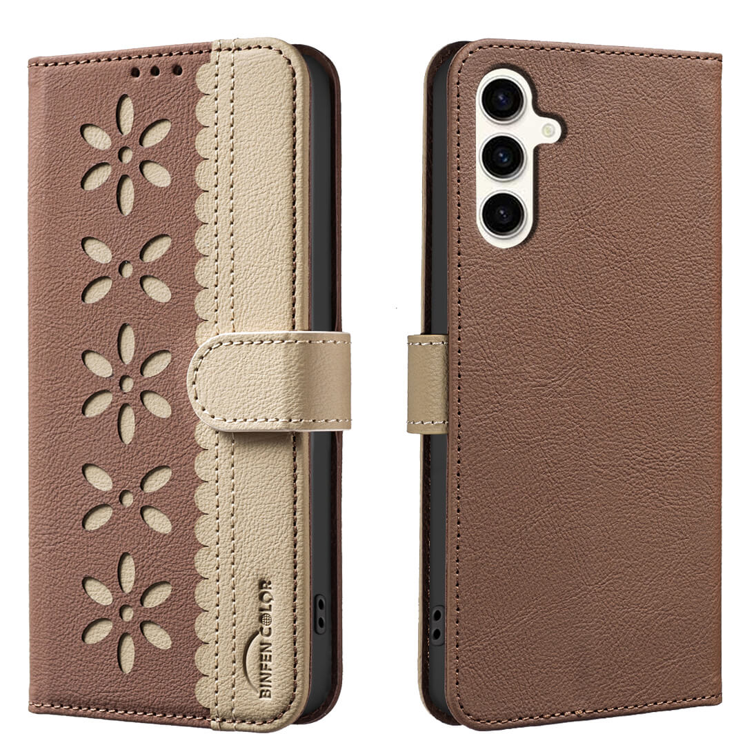 Galaxy S25 FE - BINFEN Ledertasche Floral - Image 21