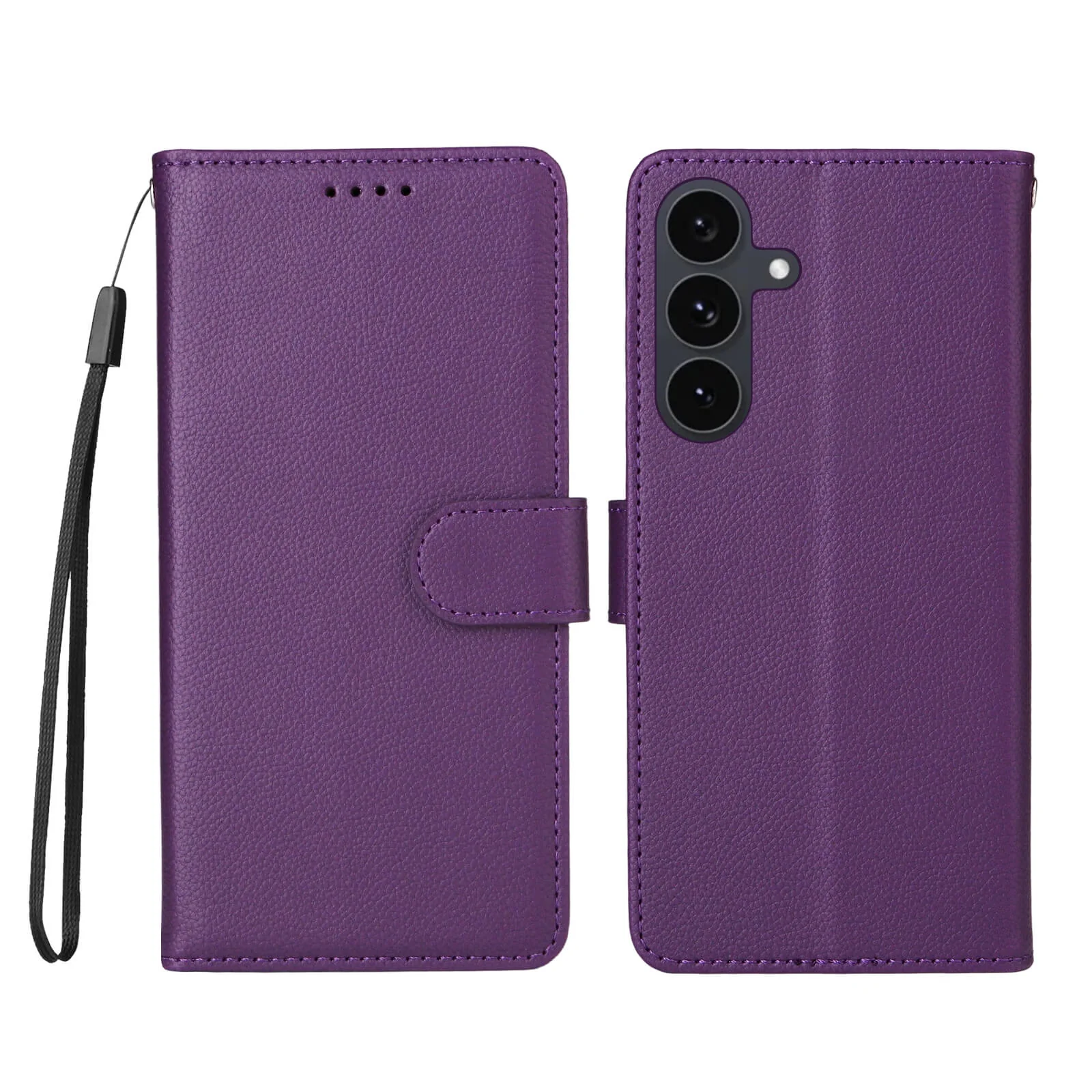 Galaxy S25 FE - Lederoptik-HĂŒlle mit strukturierter OberflĂ€che - Image 16