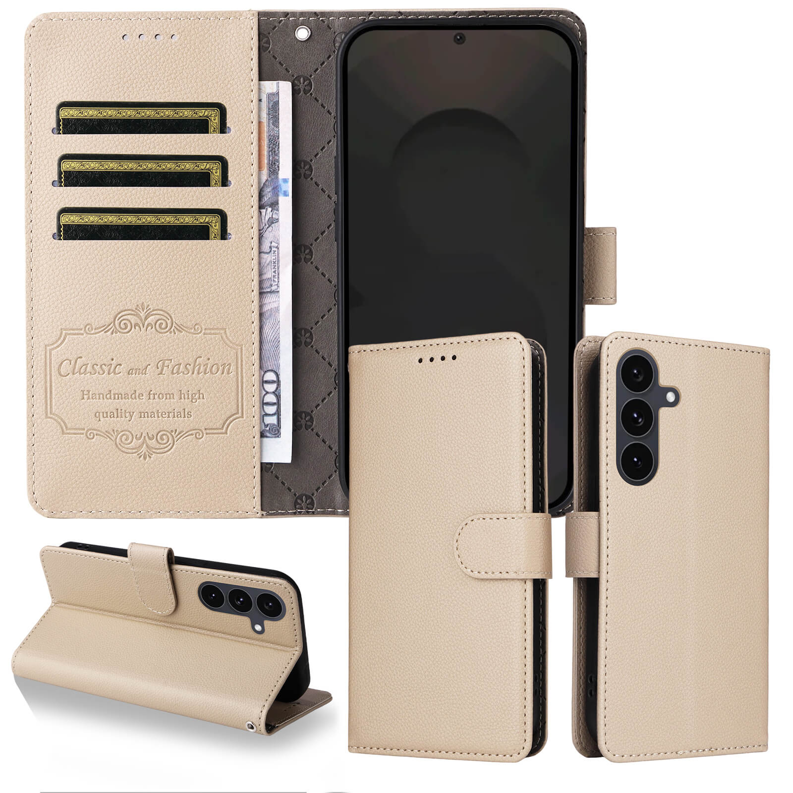Galaxy S25 FE - Lederoptik-HĂŒlle mit strukturierter OberflĂ€che - Image 2