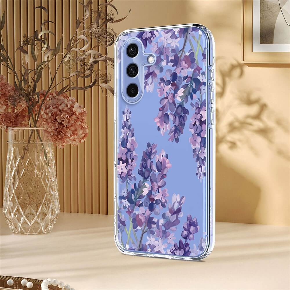 Galaxy S25 FE - Silikon Gummi Hülle Blumen - Image 15